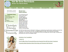 Tablet Screenshot of hairbegoneelectrolysis.com